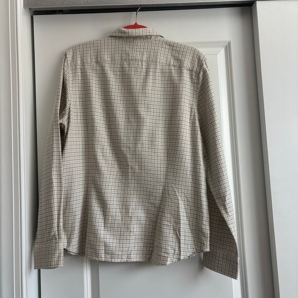 Lauren Ralph Lauren Women’s Cotton Flannel Plaid Checkered Button Up Shirt L - Picture 10 of 11